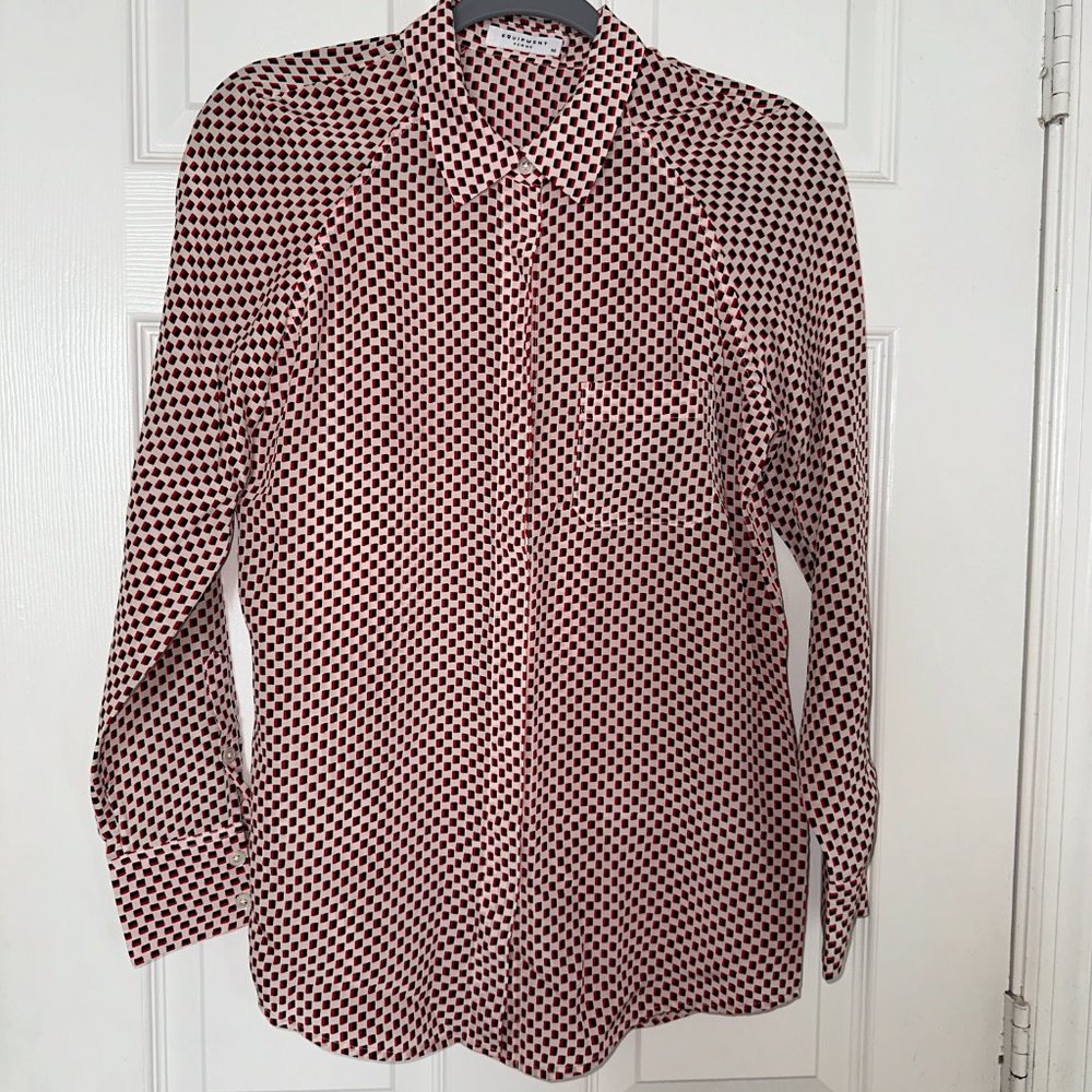 Equipment Women Shirt, XS, long sleeve